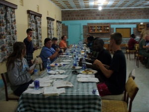 missions-Golgatha-House-dining-room-with-TLM-and-Kenyan-medical-team